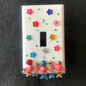 💕2/$25💕 Birds on Branch Light Switch Plate Cover Handcrafted